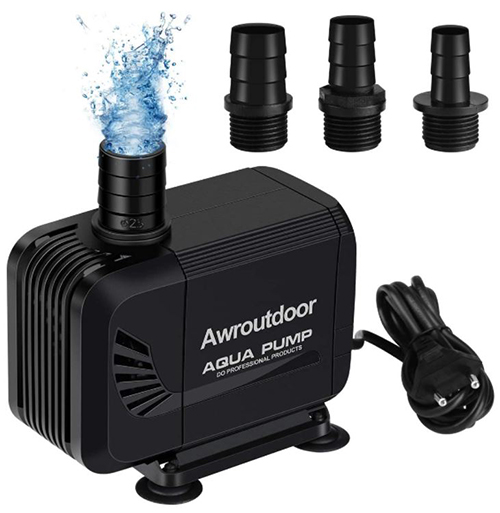 Awroutdoor Wasserpumpe mit 3 Düsenaufsätzen für nur 15,39 Euro