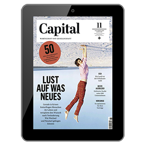 Endet heute: Jahresabo (12 Ausgaben) Capital Digital E-Paper für nur einmalig 1,- Euro (statt 80,04 Euro)