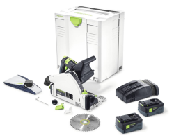 Festool Akku-Tauchsäge TSC 55 Li REB-Plus-SCA mit 2 Akkus und Ladegerät für nur 494,99 Euro inkl. Versand