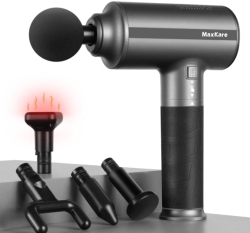 Maxkare Massagepistole mit 5 verschiedenen Aufsätzen für 84,99 Euro