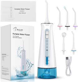 Bestope Munddusche mit 6 Düsen und 230ml Tank für 11,99 Euro statt 23,99 Euro