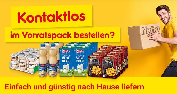 10% Rabatt auf alle Produkte der Kategorie Lebensmittel im Netto Onlineshop