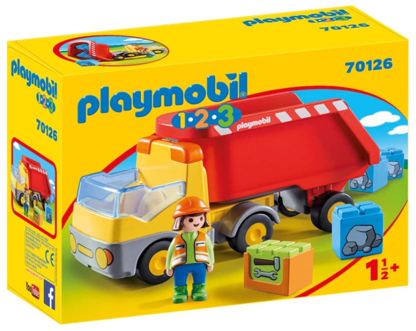 PLAYMOBIL 70126 1.2.3 Kipplaster für nur 10,43 Euro