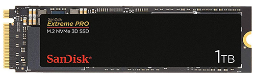 SANDISK Extreme PRO M.2 NVMe 3D SSD (1 TB) für nur 119,99 Euro inkl. Versand