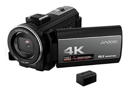 Andoer HDV-214K Digital Camcorder 48MP mit WiFi und 3″ Touchscreen für 49,99 Euro