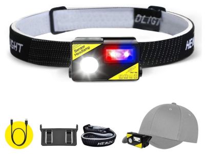SGODDE Stirnlampe (USB, wiederaufladbar) für nur 4,59 Euro inkl. Versand