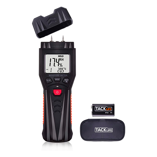 TACKLIFE Feuchtigkeitsmesser (z.B. für Holz, Wände, Estrich) nur 15,99 Euro