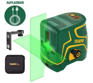 Wieder da: Teccpo Kreuzlinienlaser (Grün, 30m) für nur 37,99 Euro inkl. Versand
