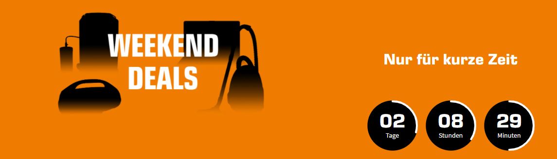 Saturn Weekend Deals mit Top-Angeboten aus verschiedenen Kategorien