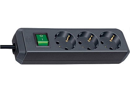 Brennenstuhl Eco-Line 3-fach Steckdosenleiste mit Schalter für 3,99 Euro