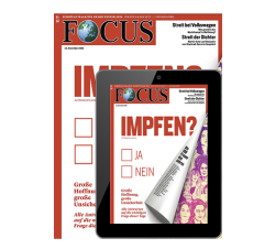 6 Monate (26 Ausgaben) FOCUS Print + Digital für 135,20 Euro – als Prämie: 135,- Euro BestChoice Einkaufs-Gutschein