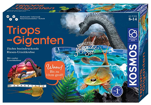 KOSMOS 633080 Triops-Giganten Riesen Uhrzeitkrebszuchtset für nur 14,99 Euro (statt 24,- Euro)