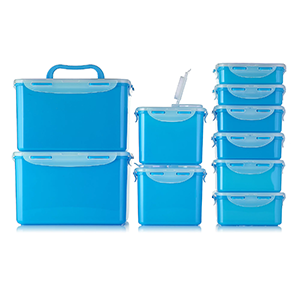 10er-Set LocknLock Frischhaltedosen (360ml – 4,5 L, stapelbar) ab nur 14,99 Euro