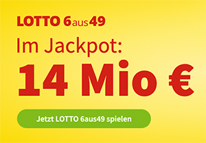 Morgen 14 Mio. Lotto-Jackpot: 5 Felder 6aus49 für 1,- Euro statt 6,- Euro als Lottohelden Neukunde spielen