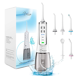 BESTOPE elektrische Munddusche mit 300 ml Wassertank für nur 14,99