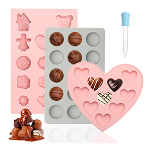 3er-Pack Yumcute Multifunktions-Silikonformen für nur 7,69 Euro