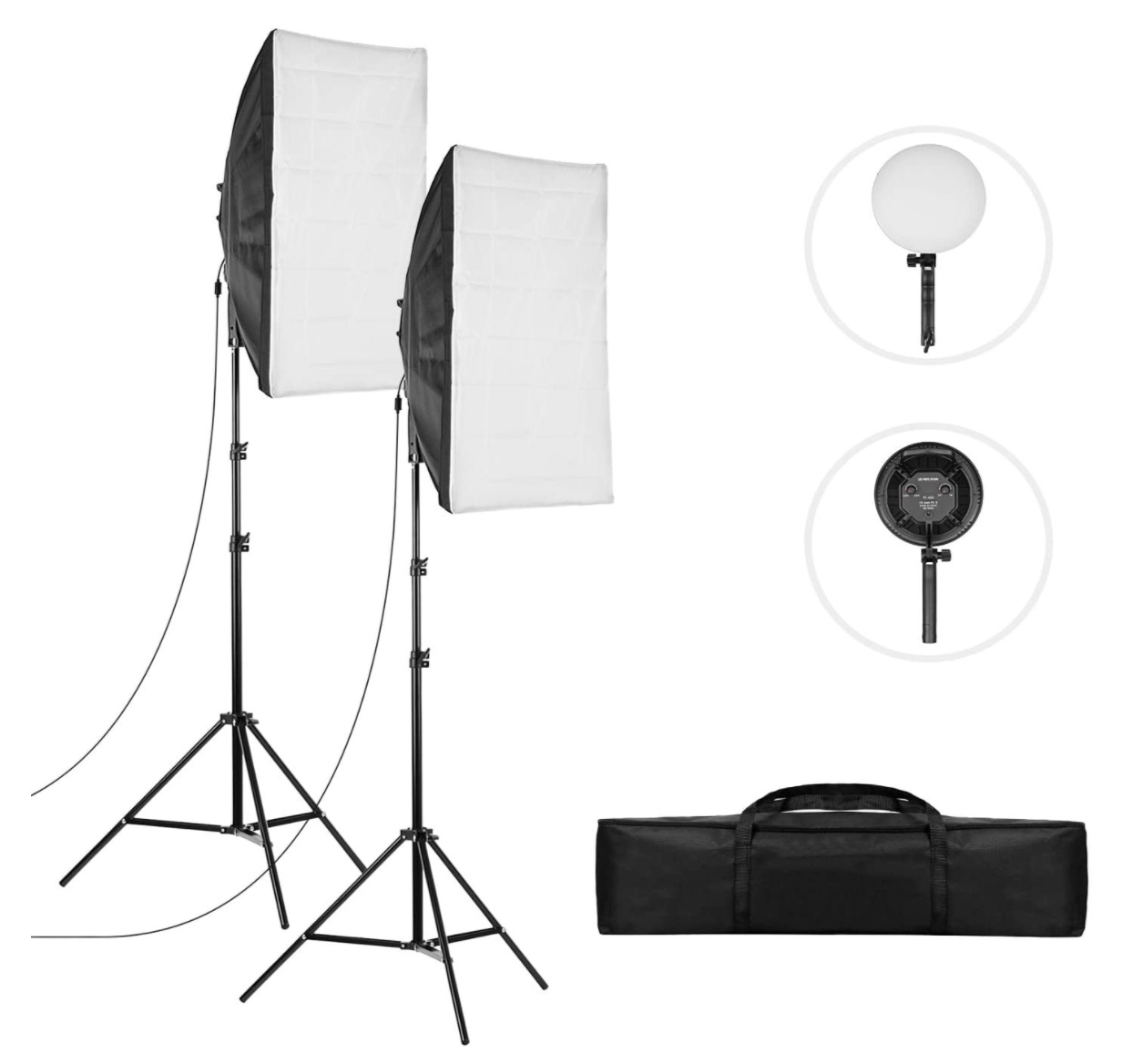Andoer Softbox LED Beleuchtungs Set im Doppelpack für nur 94,99 Euro inkl. Versand