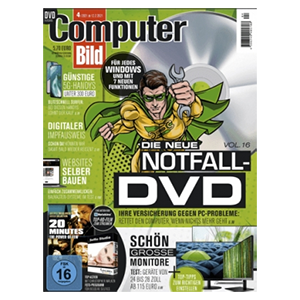 Knaller! Halbjahresabo (13 Ausgaben) Computer Bild mit DVD für 79,95 Euro und dazu als Prämie: 80,- Euro Amazon Gutschein
