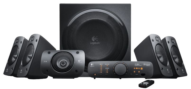 Logitech Z906 5.1 Surroundsound-System (1000 Watt, THX) für 225,12 Euro