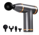 Anself Massagepistole (8 Geschwindigkeiten, 4 Köpfe) für nur 25,99€