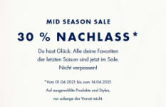 Großer Mid-Season Sale bei Tommy Hilfiger mit 30% Rabatt auf ausgewählte Styles