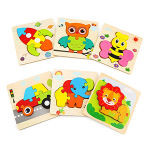 6er-Pack Luclay Holzpuzzles für Kinder nur 10,44€ inkl. Prime-Versand