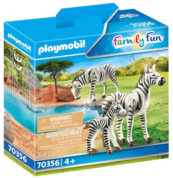 PLAYMOBIL 70356 – 2 Zebras mit Baby für nur 8,40€ (statt 13€)
