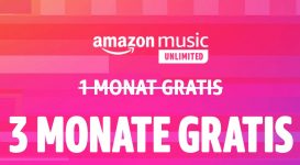 90 Tage Amazon Music kostenlos testen – jederzeit kündbar!