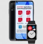 Huawei P40 Lite mit Vertrag + Huawei Watch Fit Smartwatch im Blau Allnet L 5GB Tarif im O2 Netz für nur 12,99€ mtl.