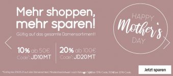 Bis zu 20% Rabatt auf alle Damenartikel im Jeans-Direct Online-Shop (MBW: 50€)