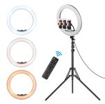 Dimmbares Ringlicht LED (50W, 2700-6500K) mit Stativ für nur 37,69€