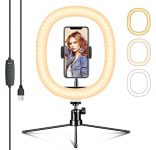 EIVOTOR 10 Zoll Ringlicht mit Stativ für nur 9,39€ bei Prime-Versand