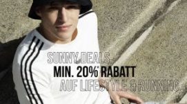 20% Rabatt auf das Lifestyle und Running Sortiment im 11TEAMSPORTS Onlineshop