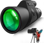 Aikove Monocular Fernglas mit Smartphone Halter und Stativ (wasserdicht) für 19,15€