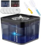DADYPET Katzen Trinkbrunnen (inkl. 5 Aktivkohlefilter, 2 Bürsten, Intelligentes LED-Licht, 2.5L) für 19,99€