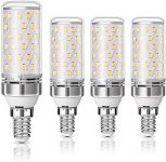 4er Pack: KINGSO E14 LED Maiskolben Glühbirne (12 Watt, Warmweiß 3000K, 1320Lm) für 11,19€