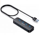 MECO ELEVERDE 4 Ports USB 3.0 Hub mit unabhängigen Schaltern für nur 7,19€ inkl. Prime-Versand