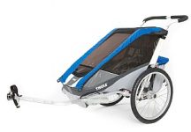 THULE Chariot Cougar 2 – Kinderfahrradanhänger (2-Sitzer in blau) für 512,99€ (statt 649,99€)