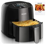 MAK XXL Heißluftfritteuse (4.5 L, 1.300 Watt, 7 Programme) für nur 75,99€