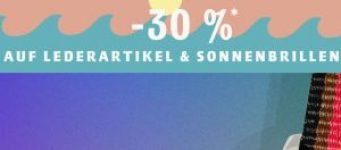 30% Rabatt auf Lederartikel und Sonnenbrillen im Fossil-Onlineshop