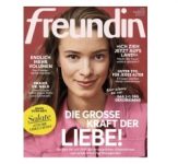 Knaller! Halbjahresabo (12 Ausgaben) der Zeitschrift „freundin“ für nur einmalig 1€ (statt 43,20€)