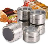 Skymore 12 Stück Magnetische Gewürzgläser für nur 11,98€