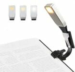 JeoPoom LED Leselampe (Klemmleuchte mit 3 Farbtemperaturen) für 7,99€