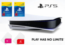 Sony PlayStation 5 – Disc Edition im Telekom / Vodafone green LTE 10-15GB für mtl. 47,82 Euro + 24 Monate PS Plus gratis!