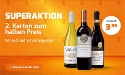 25% Extra-Rabatt beim Kauf von 2 Kisten bei Weinvorteil