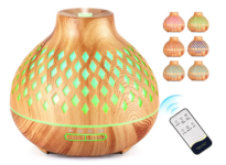 yumcute Aroma Diffuser (400ml, Auto-Abschaltung, 7 Farben LED) für nur 20,29€