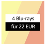 4 Blu-rays für 22€ bei Amazon