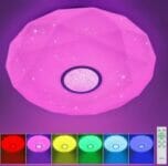 Buling RGB LED Deckenleuchte mit 24W und Fernbedienung für 18,79€