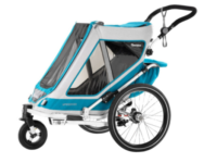 Qeridoo Kinderfahrradanhänger Speedkid1 Petrol für nur 229€ inkl. Versand (statt 304€)