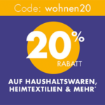 20% auf über 17.600 Haushaltswaren, Heimtextilien & mehr bei Galeria